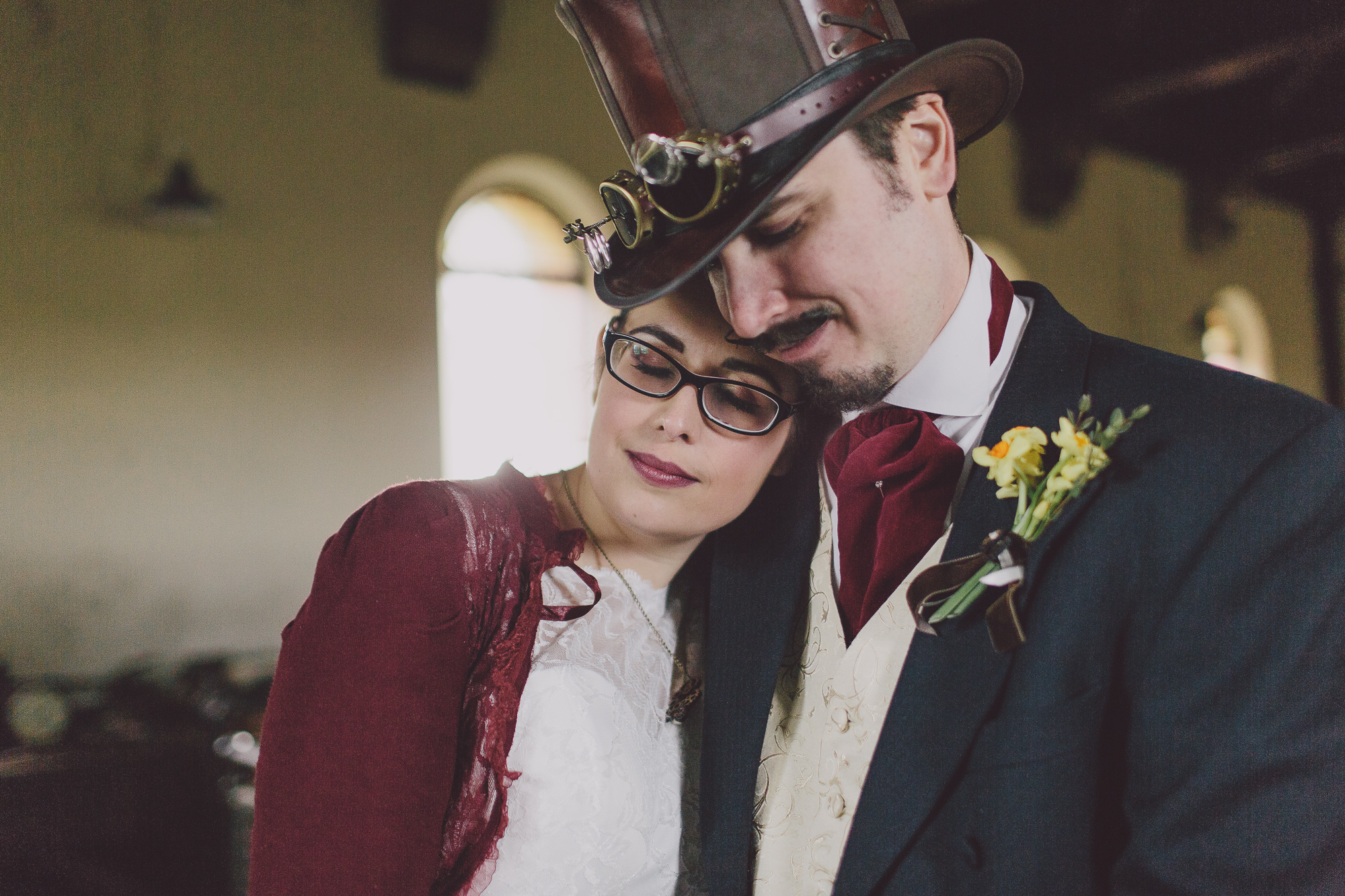 Erin + James Notingham Steampunk Wedding Scuffins Photography 008