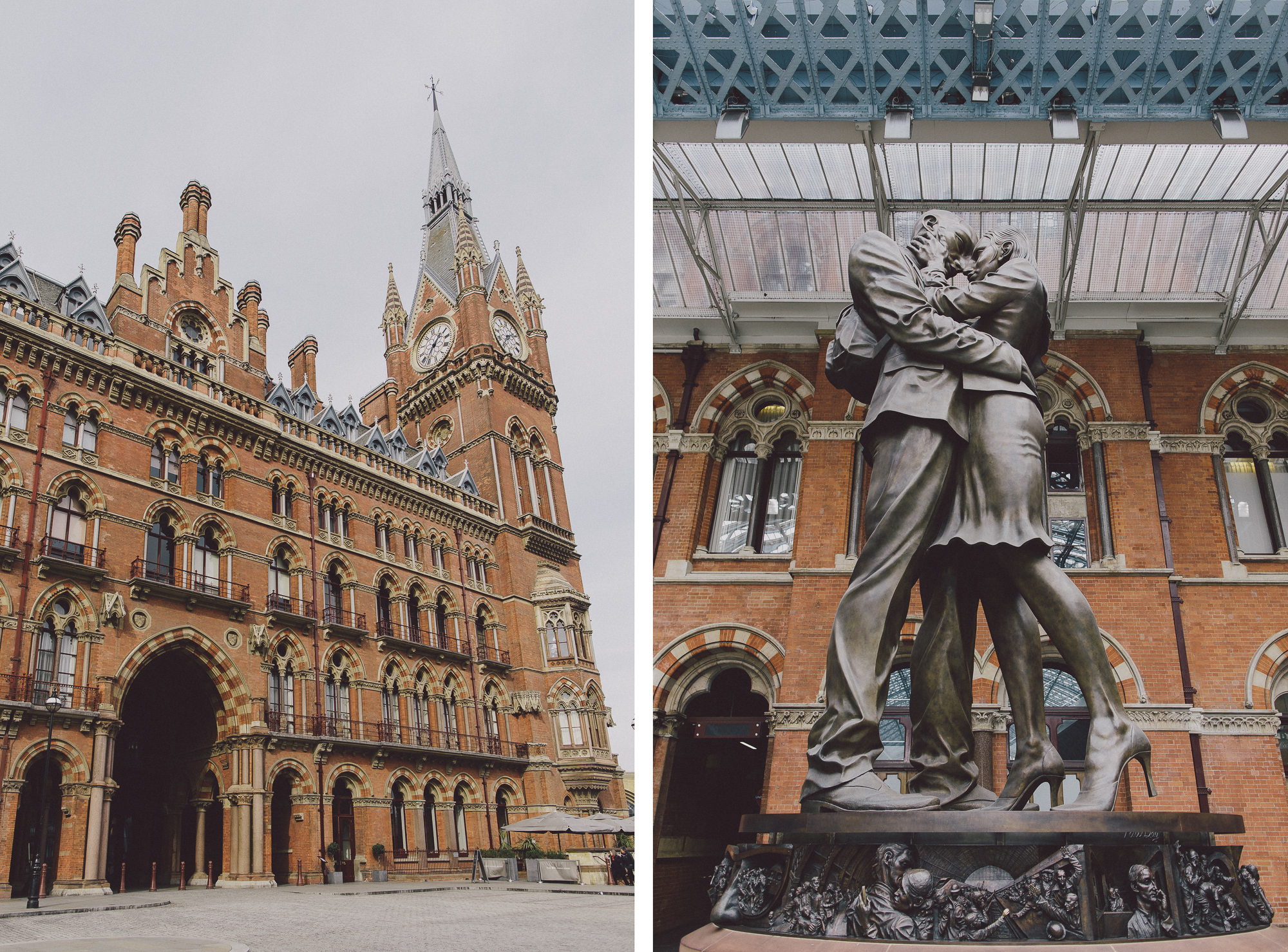 Relaxed Small St Pancras London Wedding Clem + Eric Scuffins Photography 002