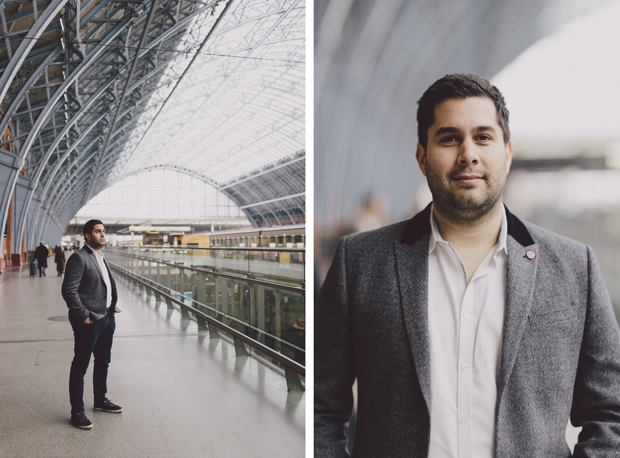 Relaxed Small St Pancras London Wedding Clem + Eric Scuffins Photography 005