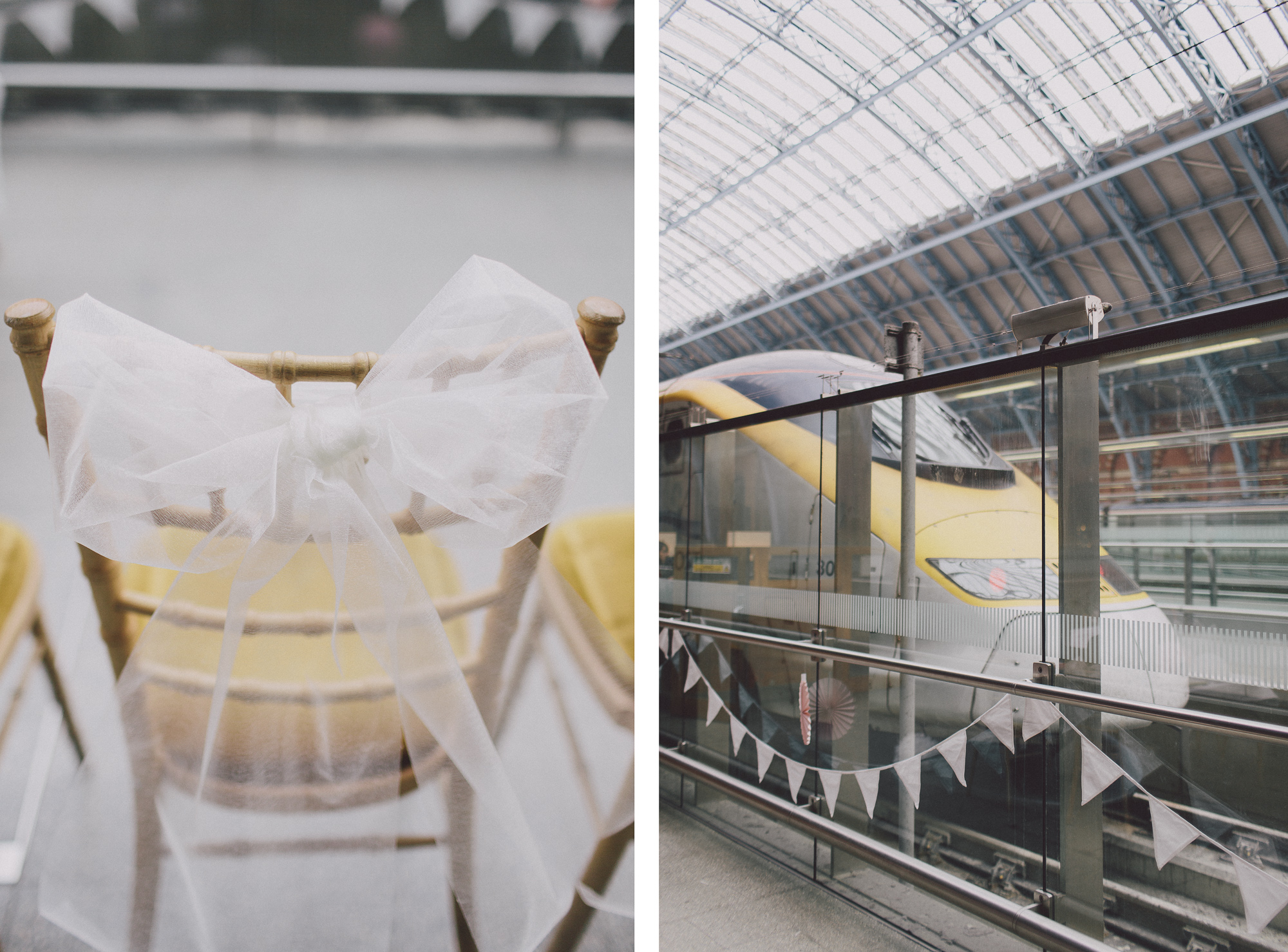 Relaxed Small St Pancras London Wedding Clem + Eric Scuffins Photography 007