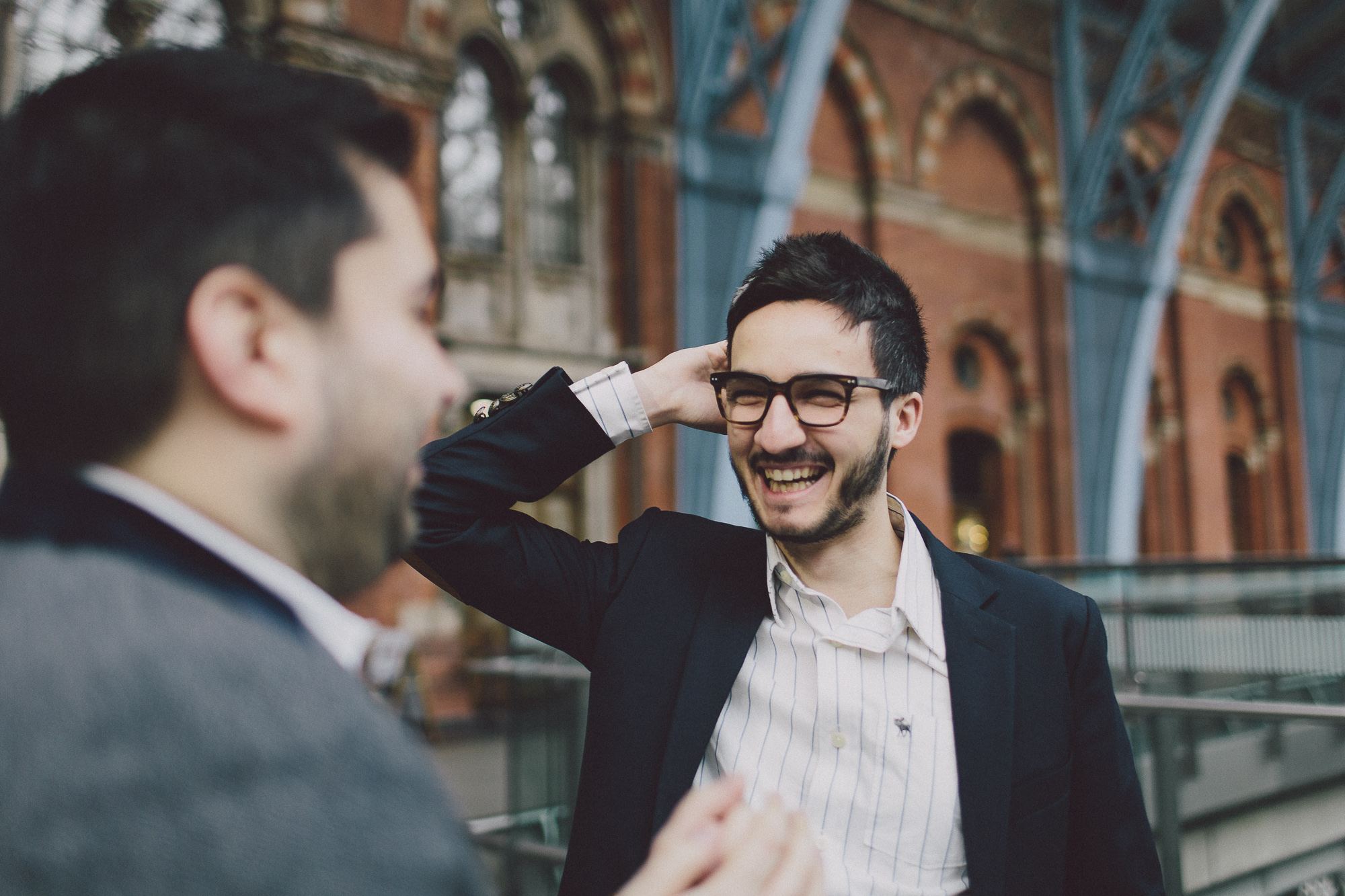 Relaxed Small St Pancras London Wedding Clem + Eric Scuffins Photography 012