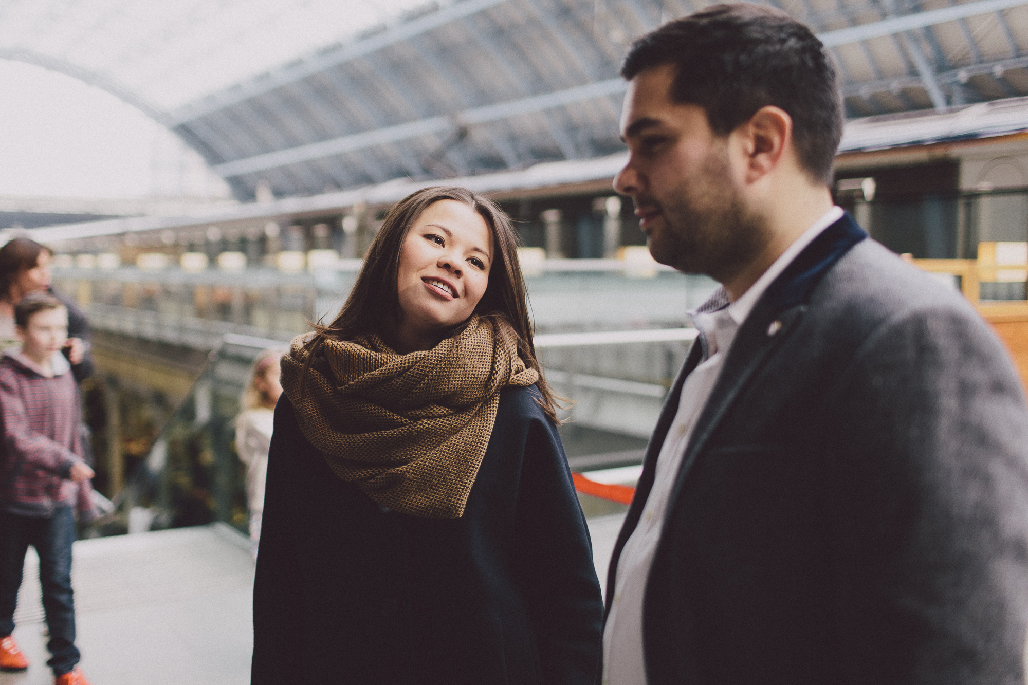 Relaxed Small St Pancras London Wedding Clem + Eric Scuffins Photography 016