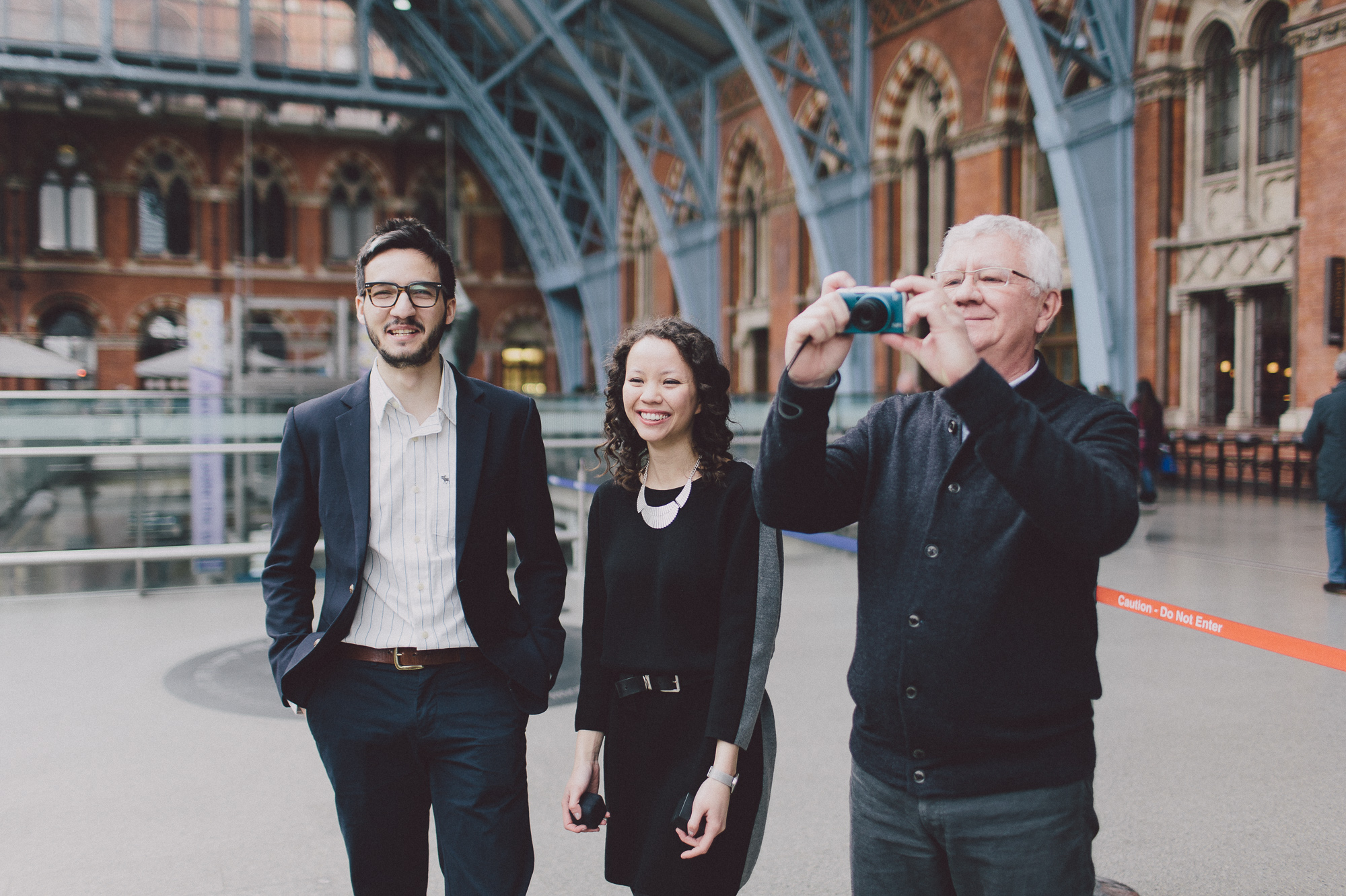 Relaxed Small St Pancras London Wedding Clem + Eric Scuffins Photography 021