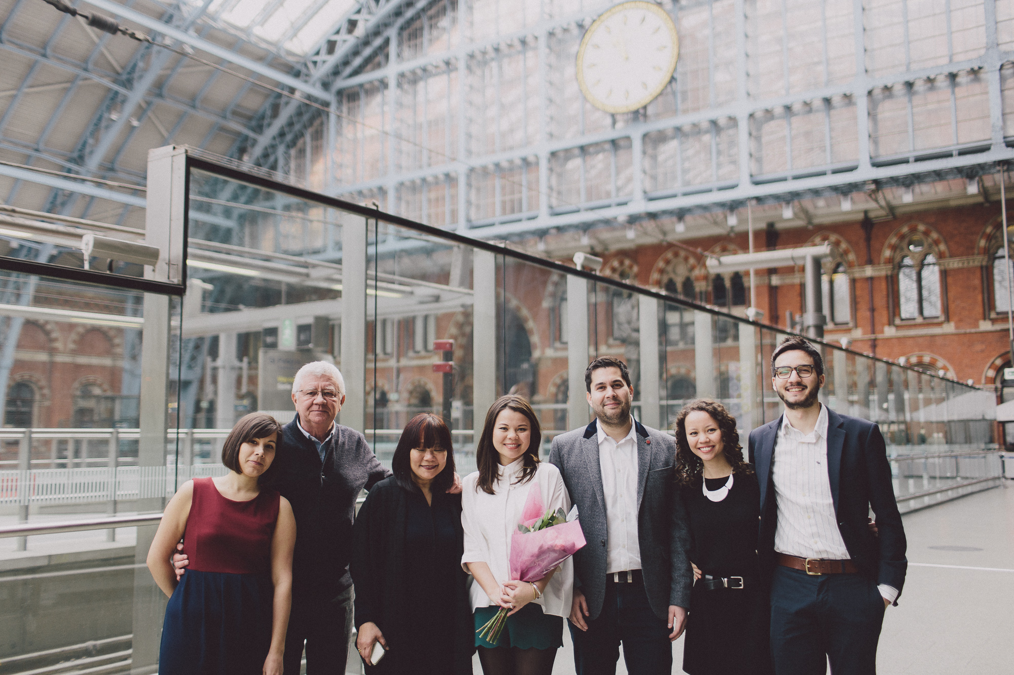 Relaxed Small St Pancras London Wedding Clem + Eric Scuffins Photography 037