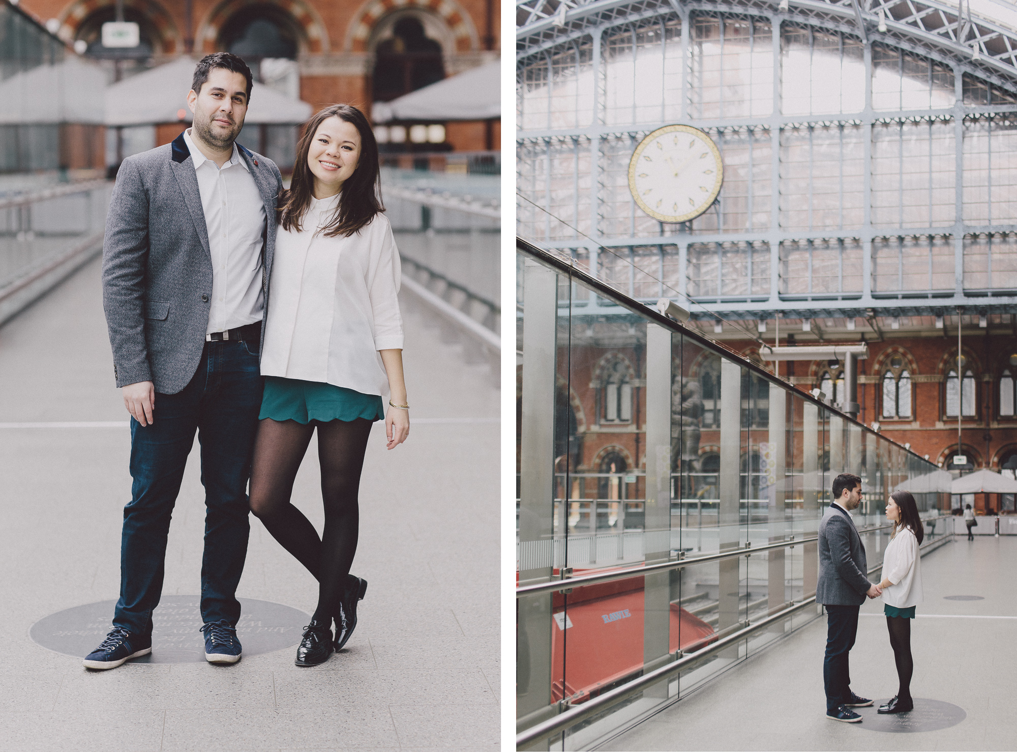 Relaxed Small St Pancras London Wedding Clem + Eric Scuffins Photography 039