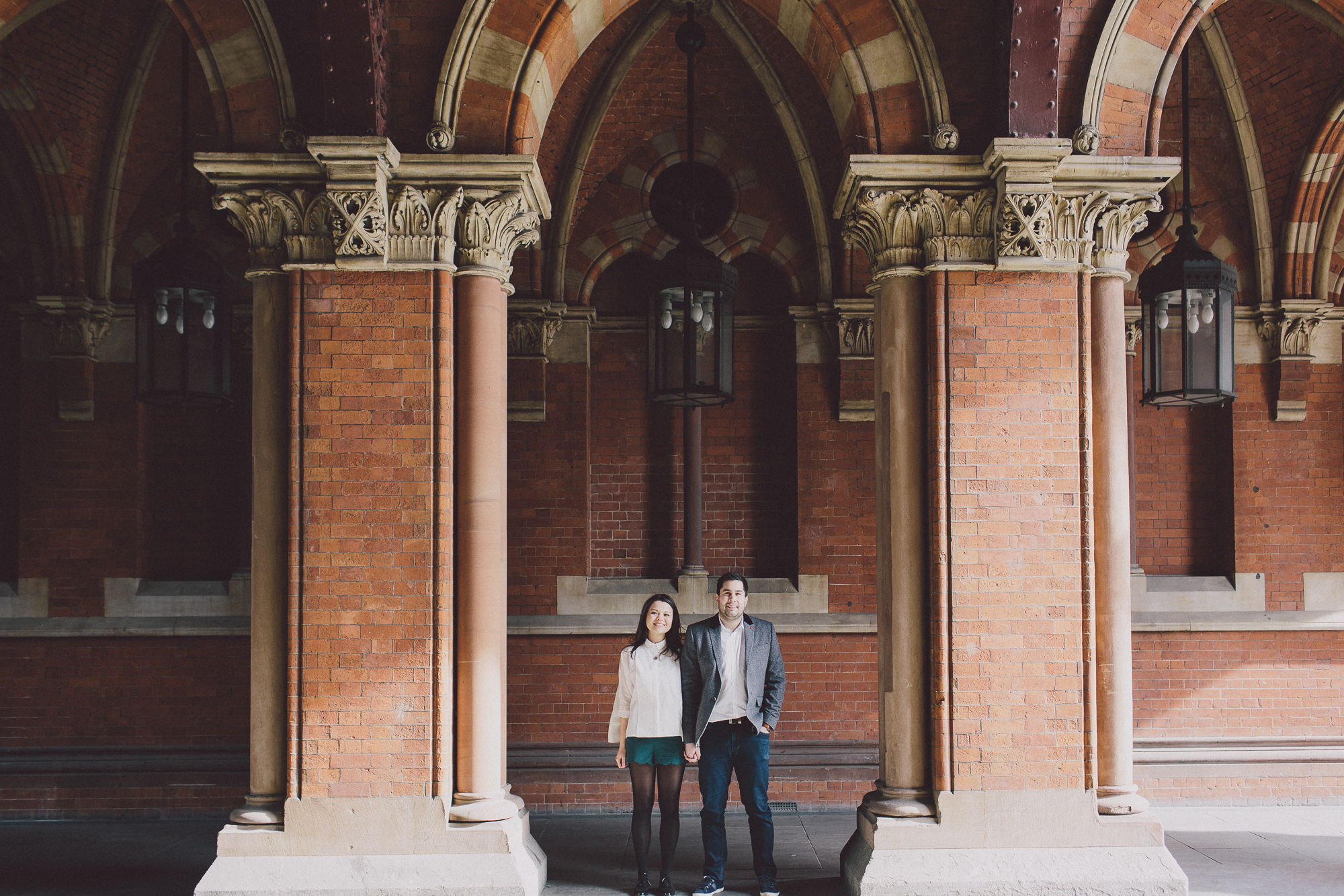 Relaxed Small St Pancras London Wedding Clem + Eric Scuffins Photography 042