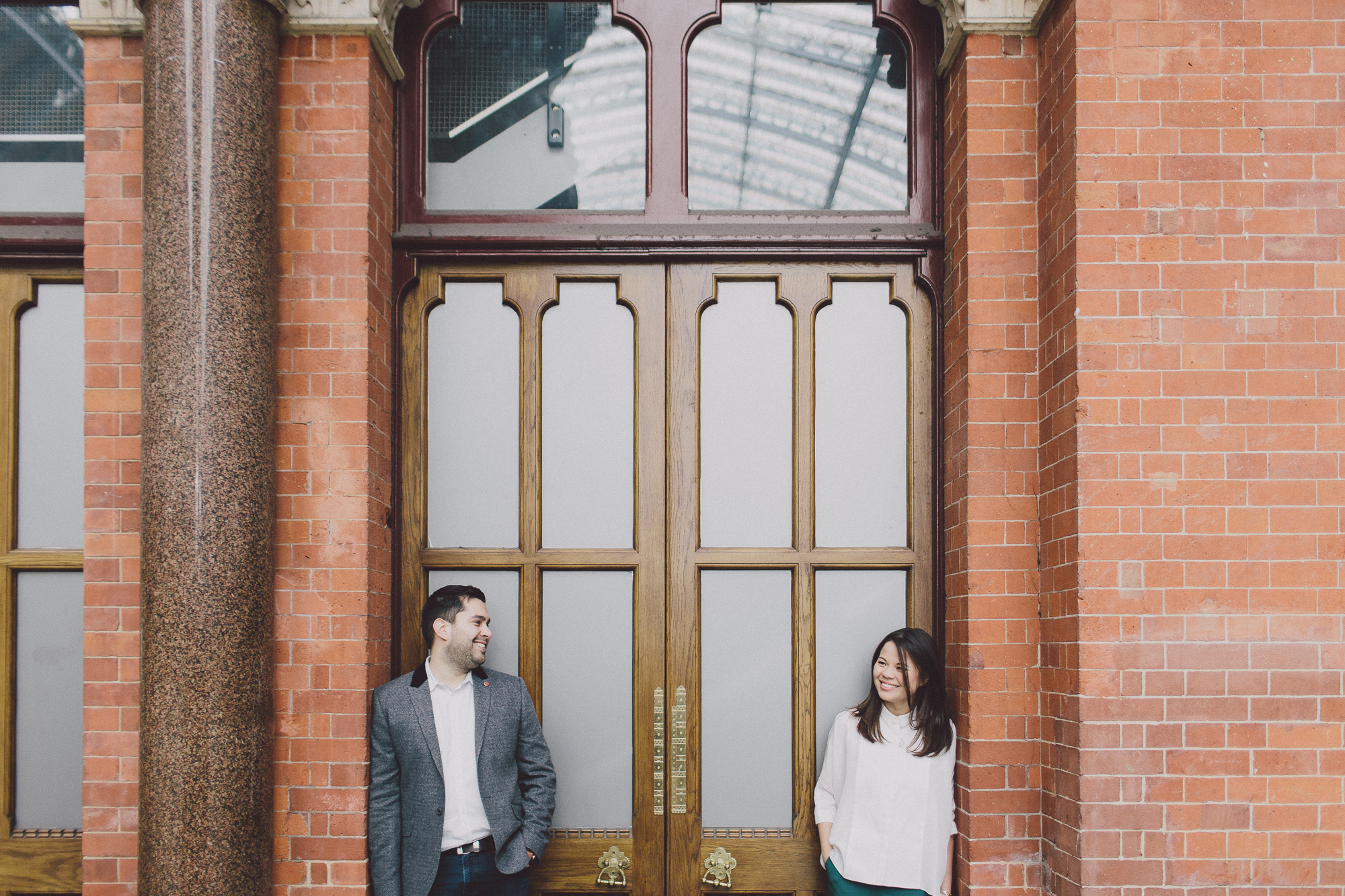 Relaxed Small St Pancras London Wedding Clem + Eric Scuffins Photography 046