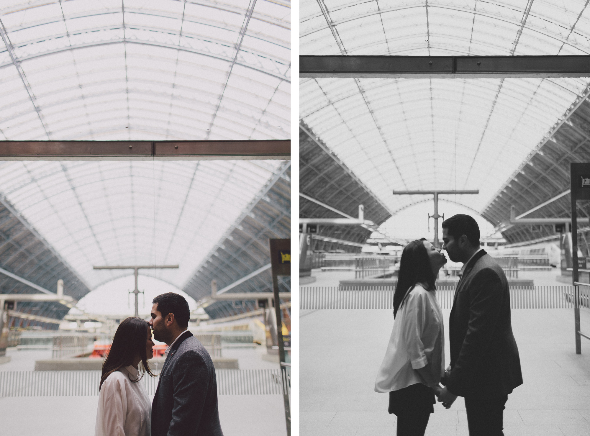 Relaxed Small St Pancras London Wedding Clem + Eric Scuffins Photography 049