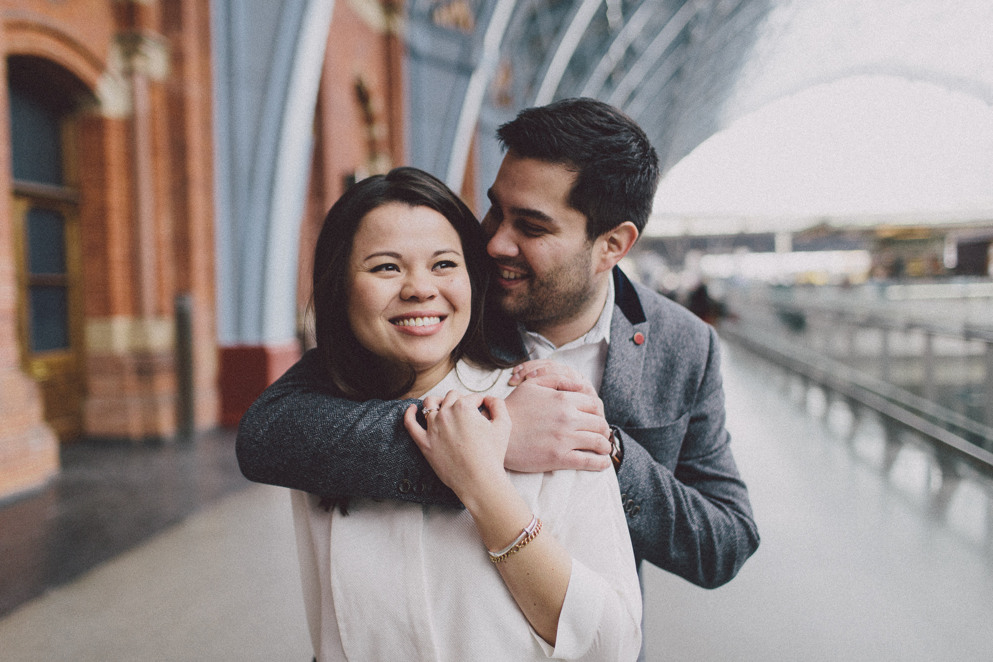 Relaxed Small St Pancras London Wedding Clem + Eric Scuffins Photography 050