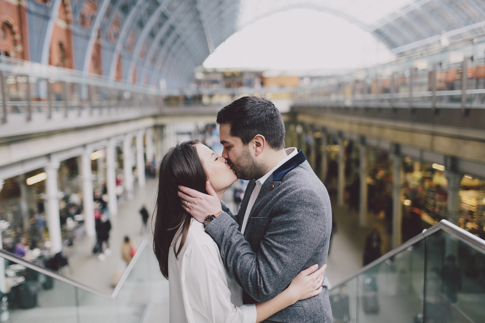 Relaxed Small St Pancras London Wedding Clem + Eric Scuffins Photography 054