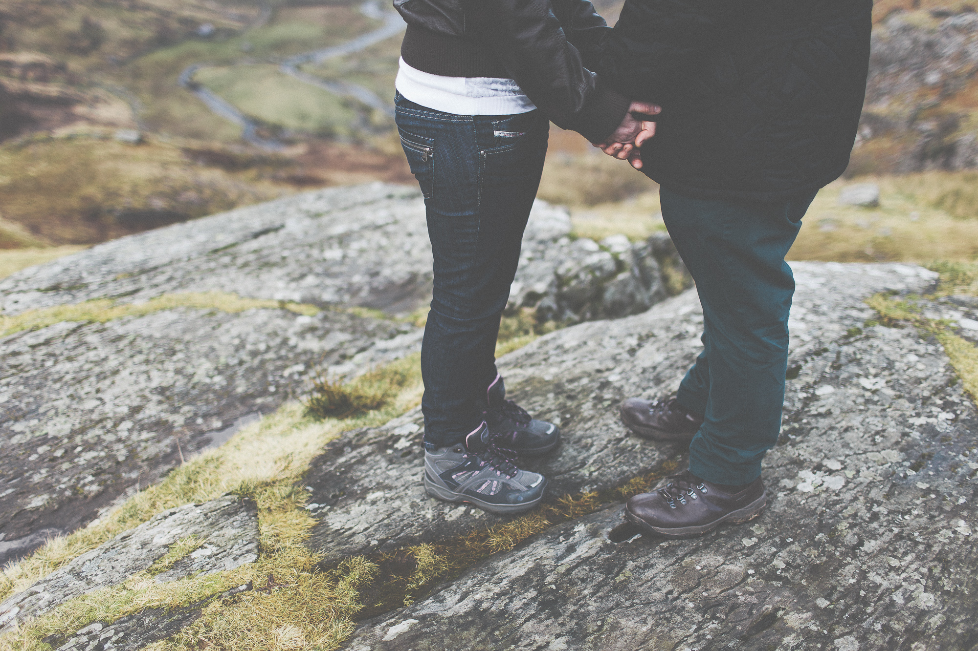 Wales Mountain Waterfall Engagement Mark + Amanda Scuffins Photography 005