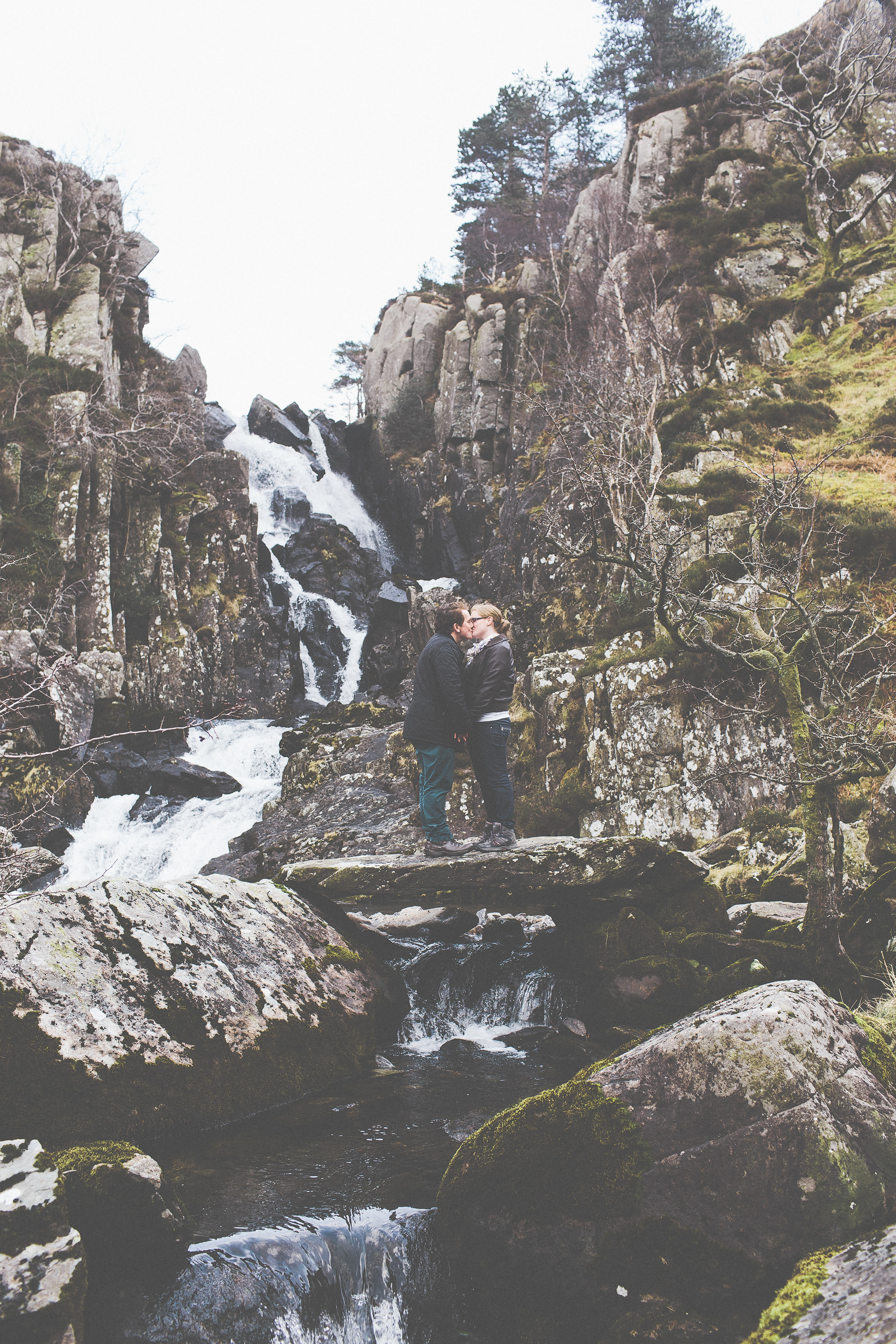 Wales Mountain Waterfall Engagement Mark + Amanda Scuffins Photography 020