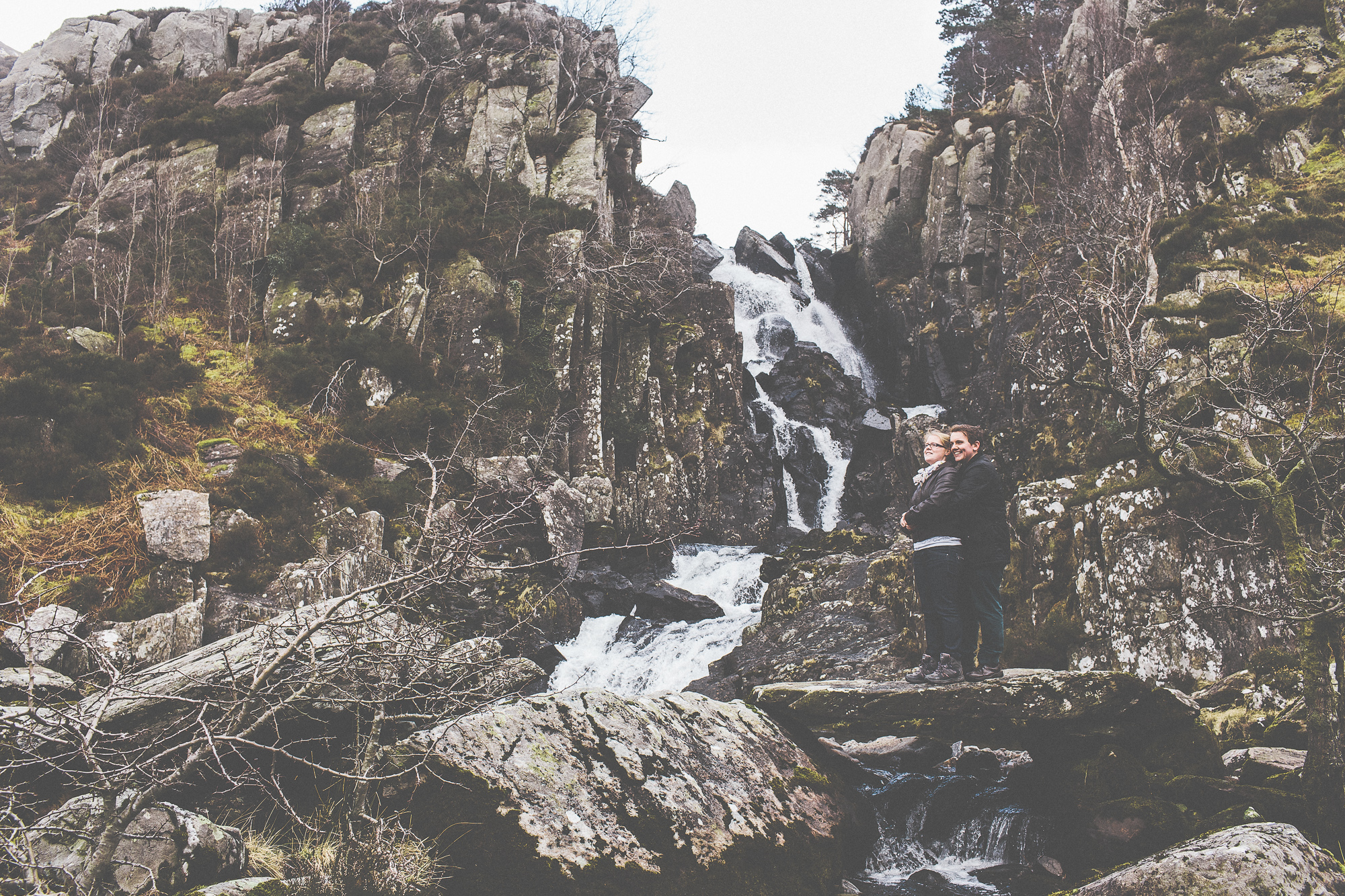 Wales Mountain Waterfall Engagement Mark + Amanda Scuffins Photography 021