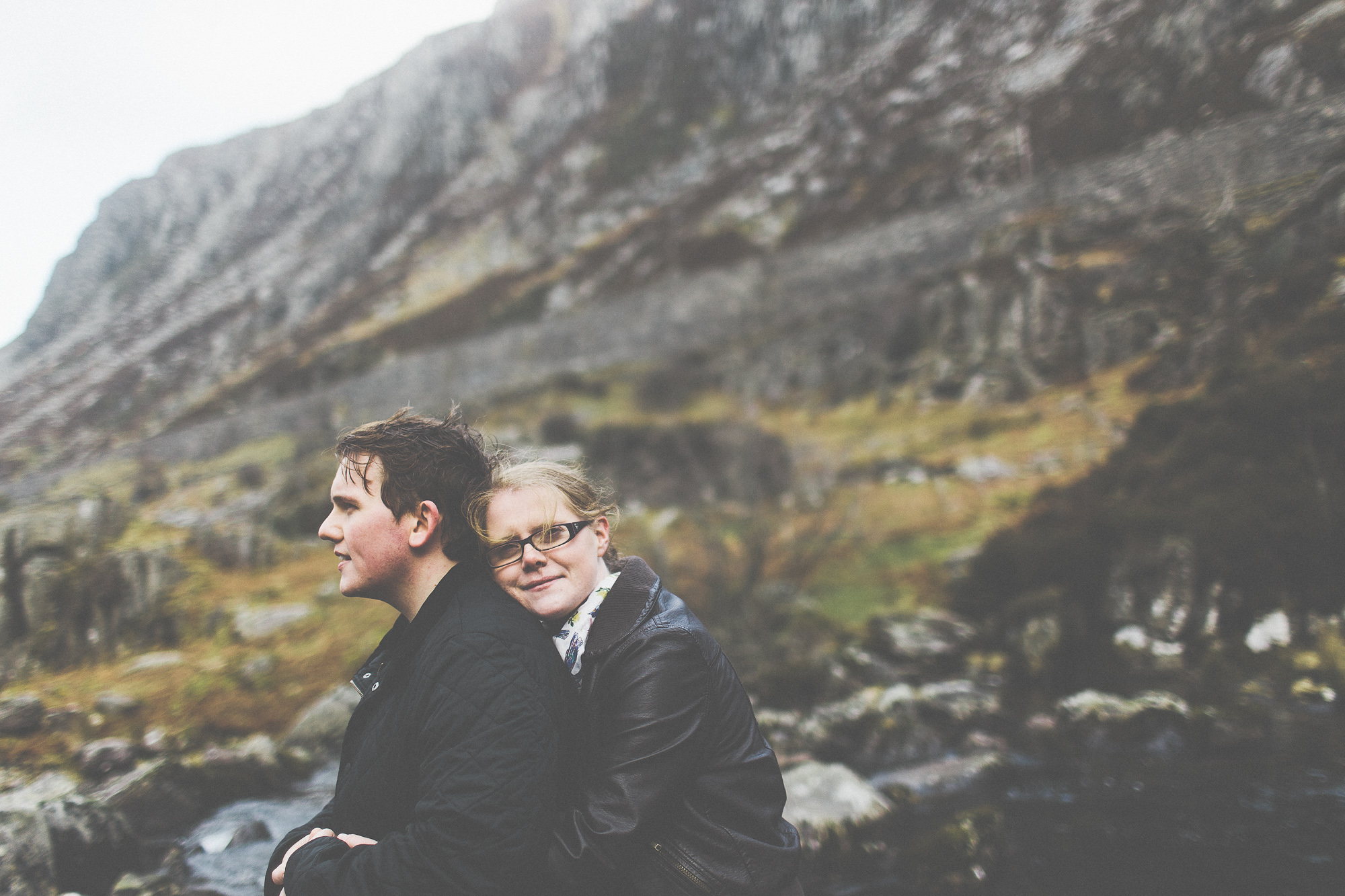 Wales Mountain Waterfall Engagement Mark + Amanda Scuffins Photography 025