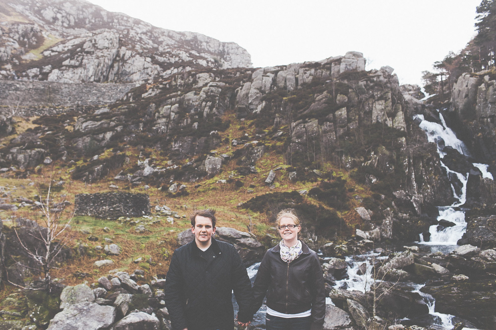 Wales Mountain Waterfall Engagement Mark + Amanda Scuffins Photography 030