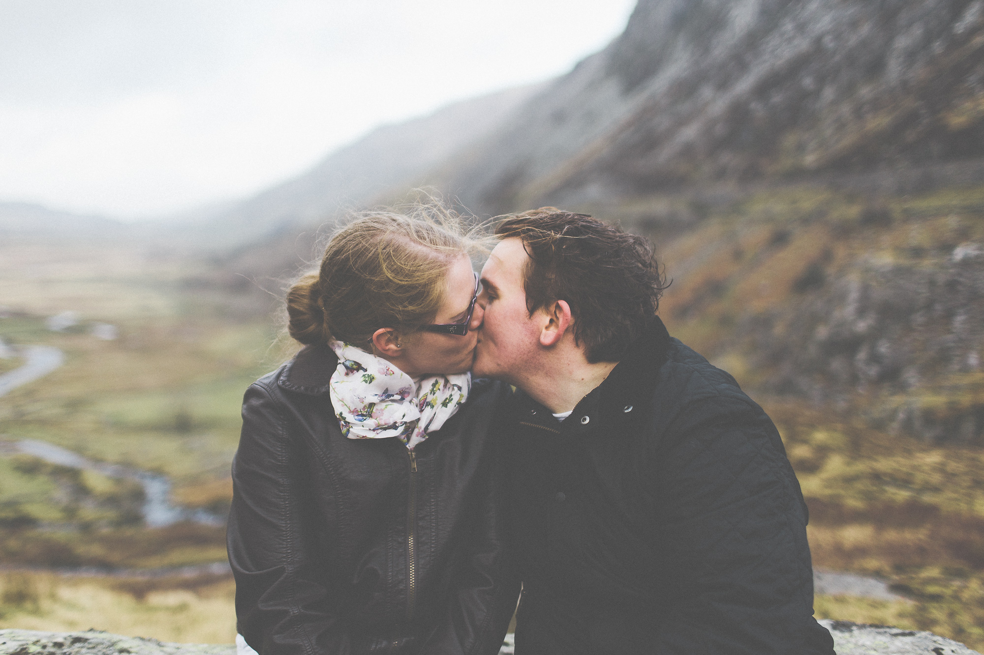 Wales Mountain Waterfall Engagement Mark + Amanda Scuffins Photography 035