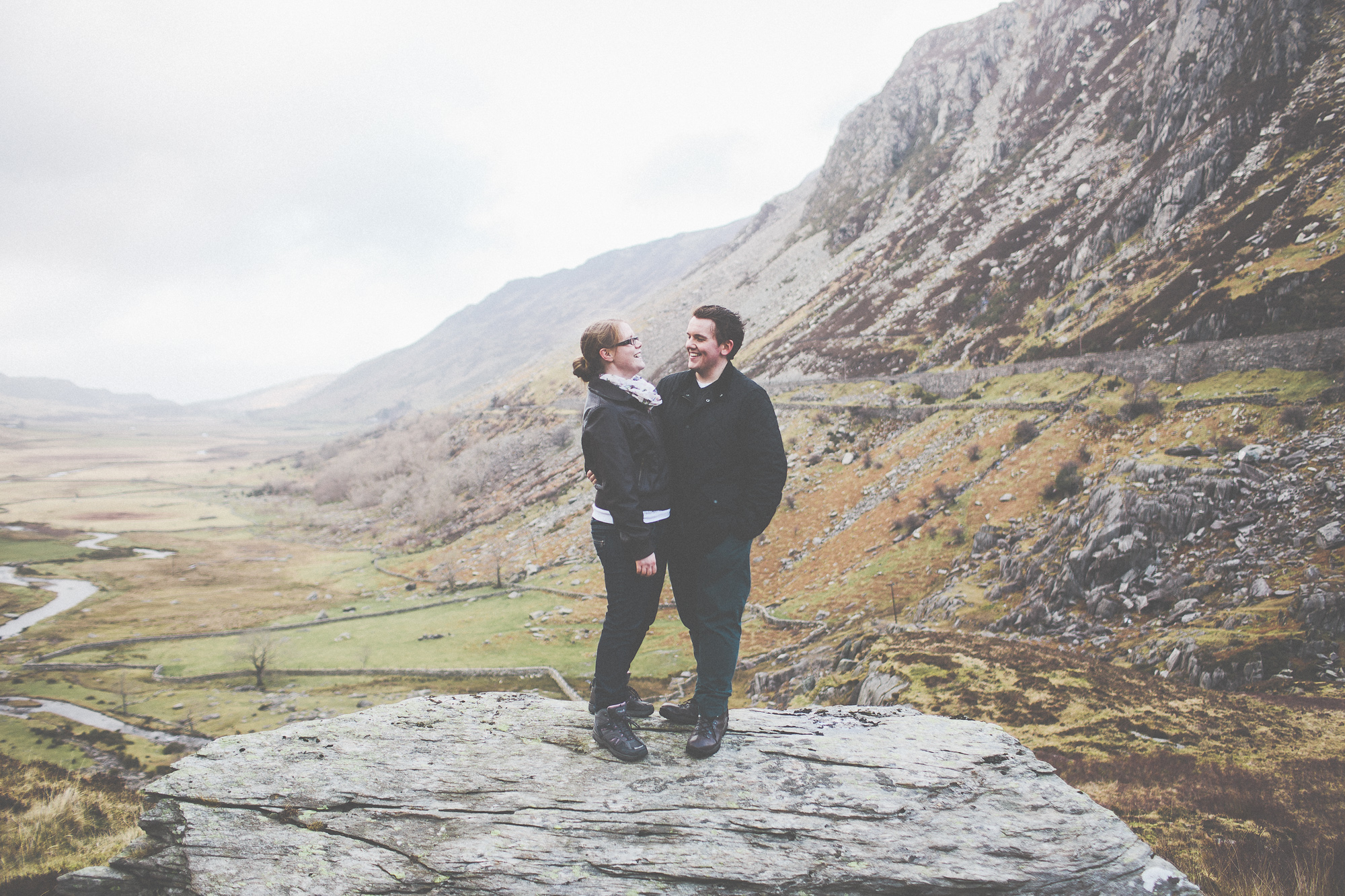 Wales Mountain Waterfall Engagement Mark + Amanda Scuffins Photography 036