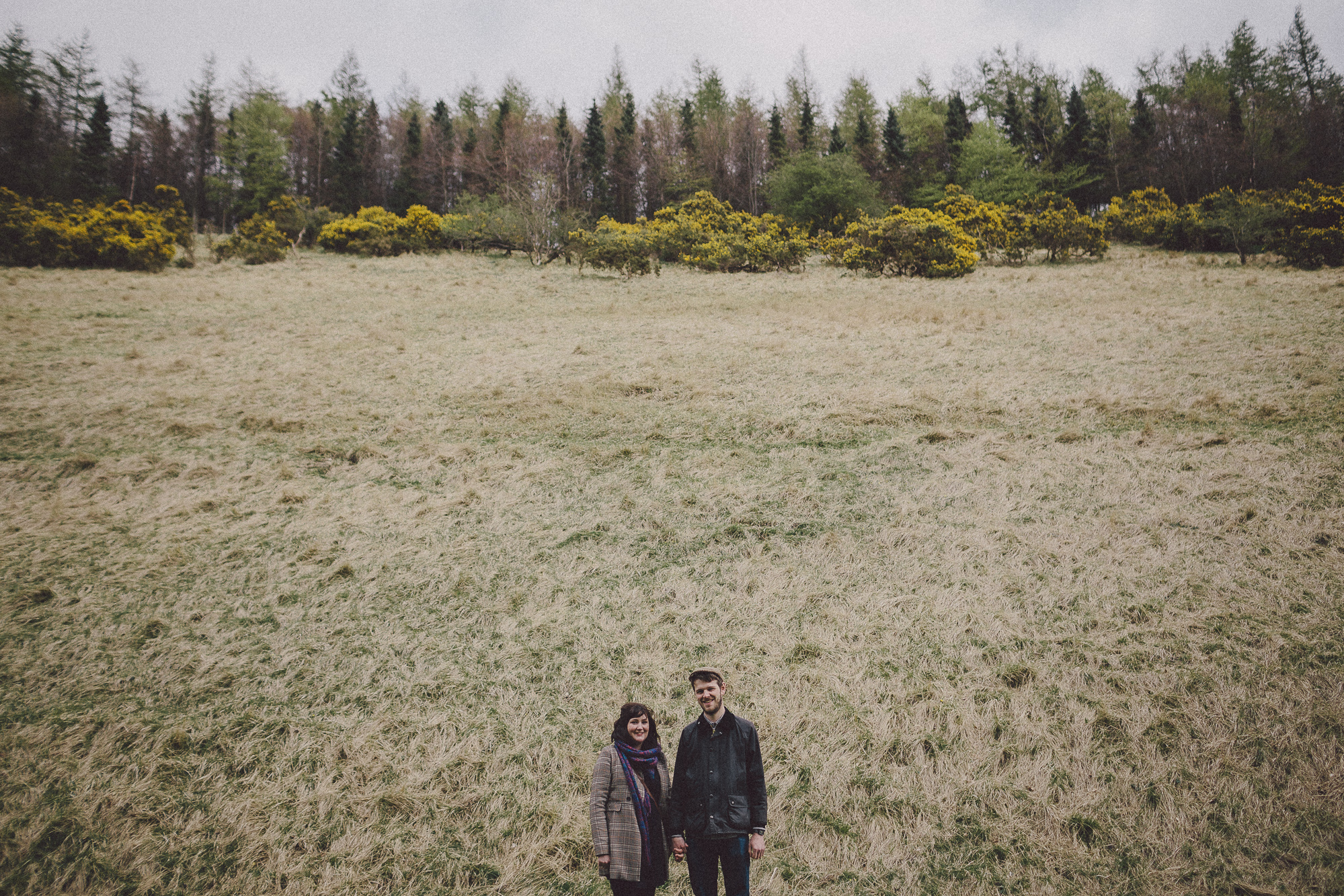 Yorkshire Countryside Dog Walking Engagement Dave + Vicky Scuffins Photography 002