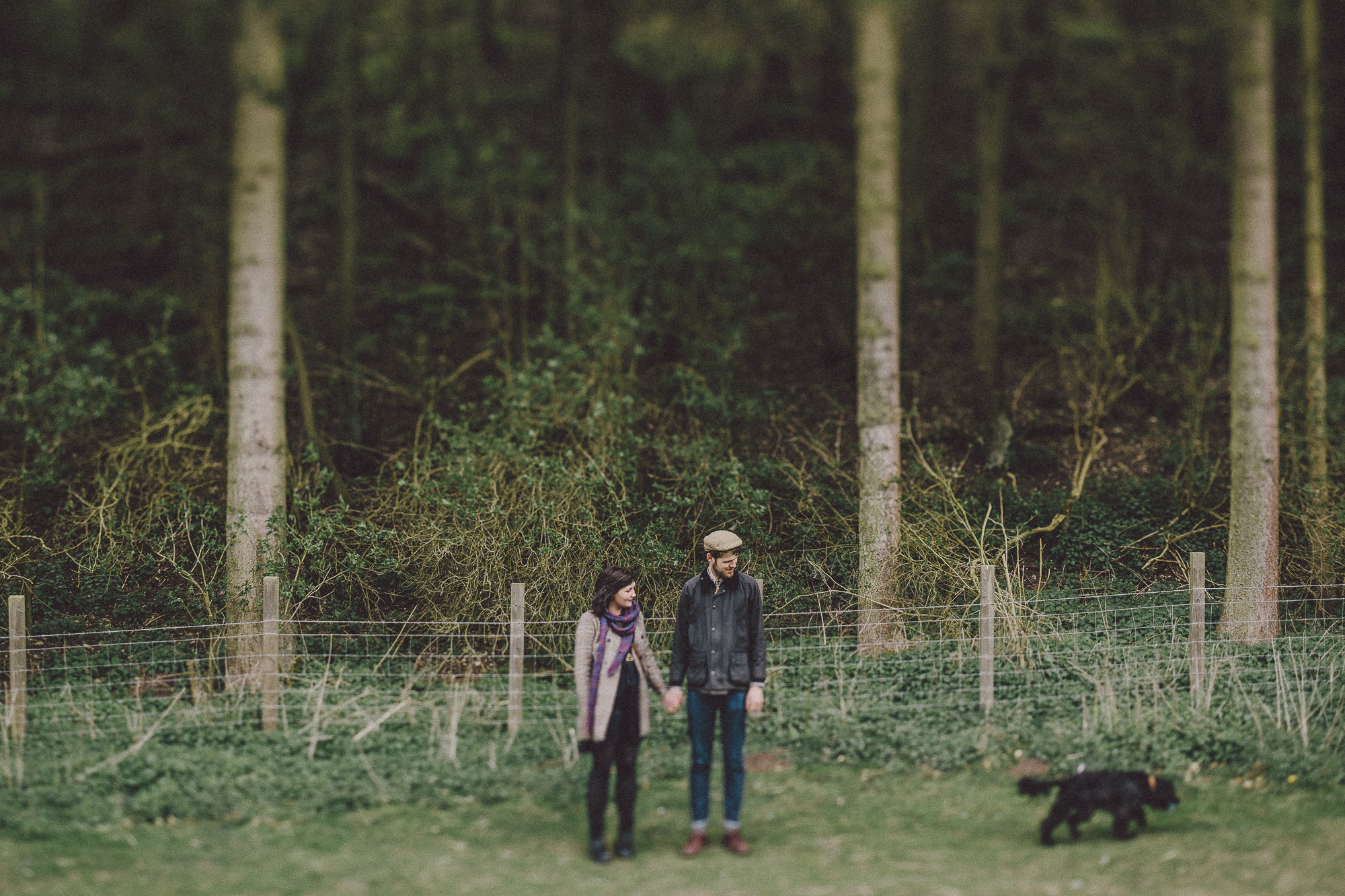 Yorkshire Countryside Dog Walking Engagement Dave + Vicky Scuffins Photography 005