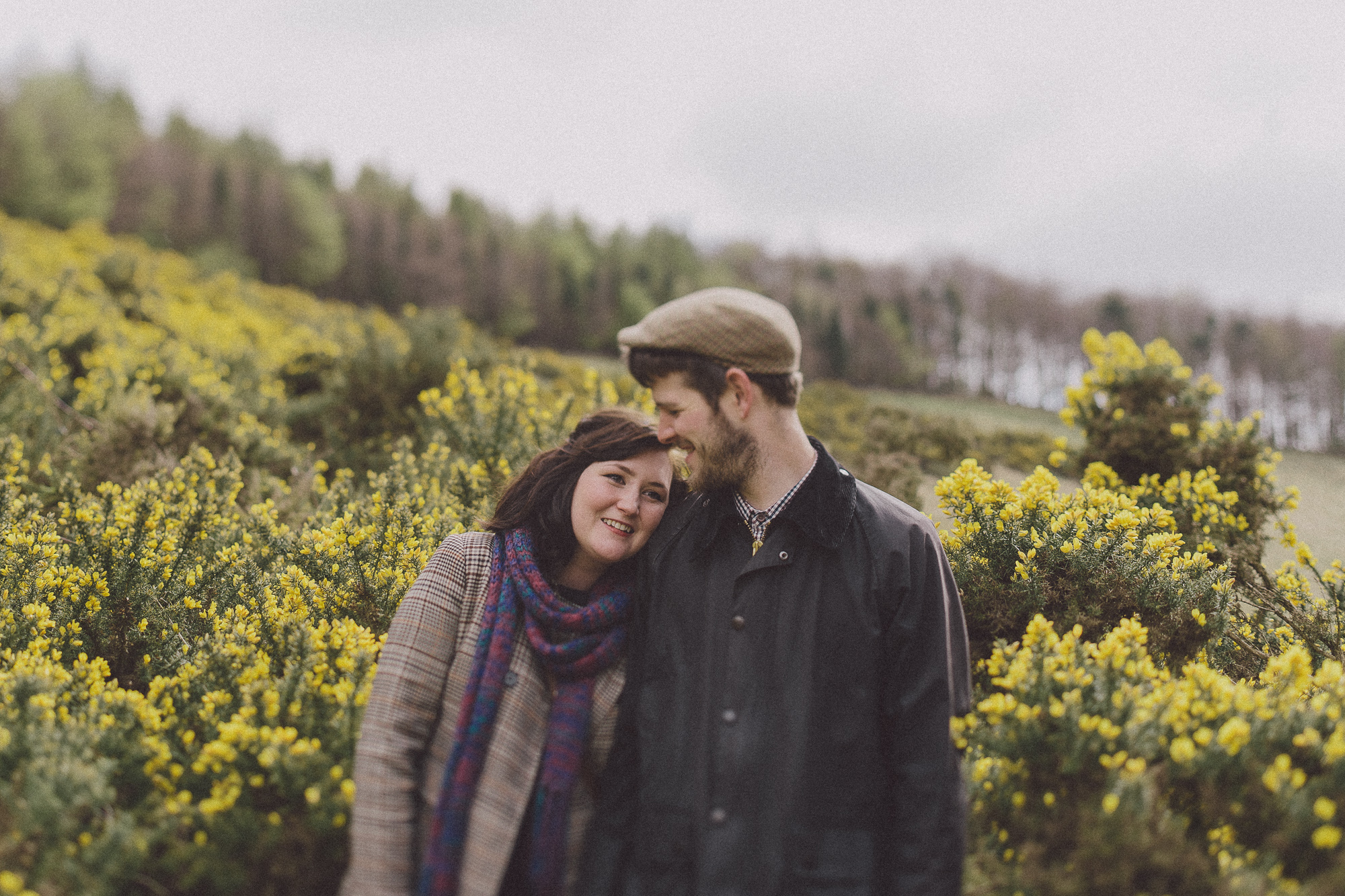 Yorkshire Countryside Dog Walking Engagement Dave + Vicky Scuffins Photography 007