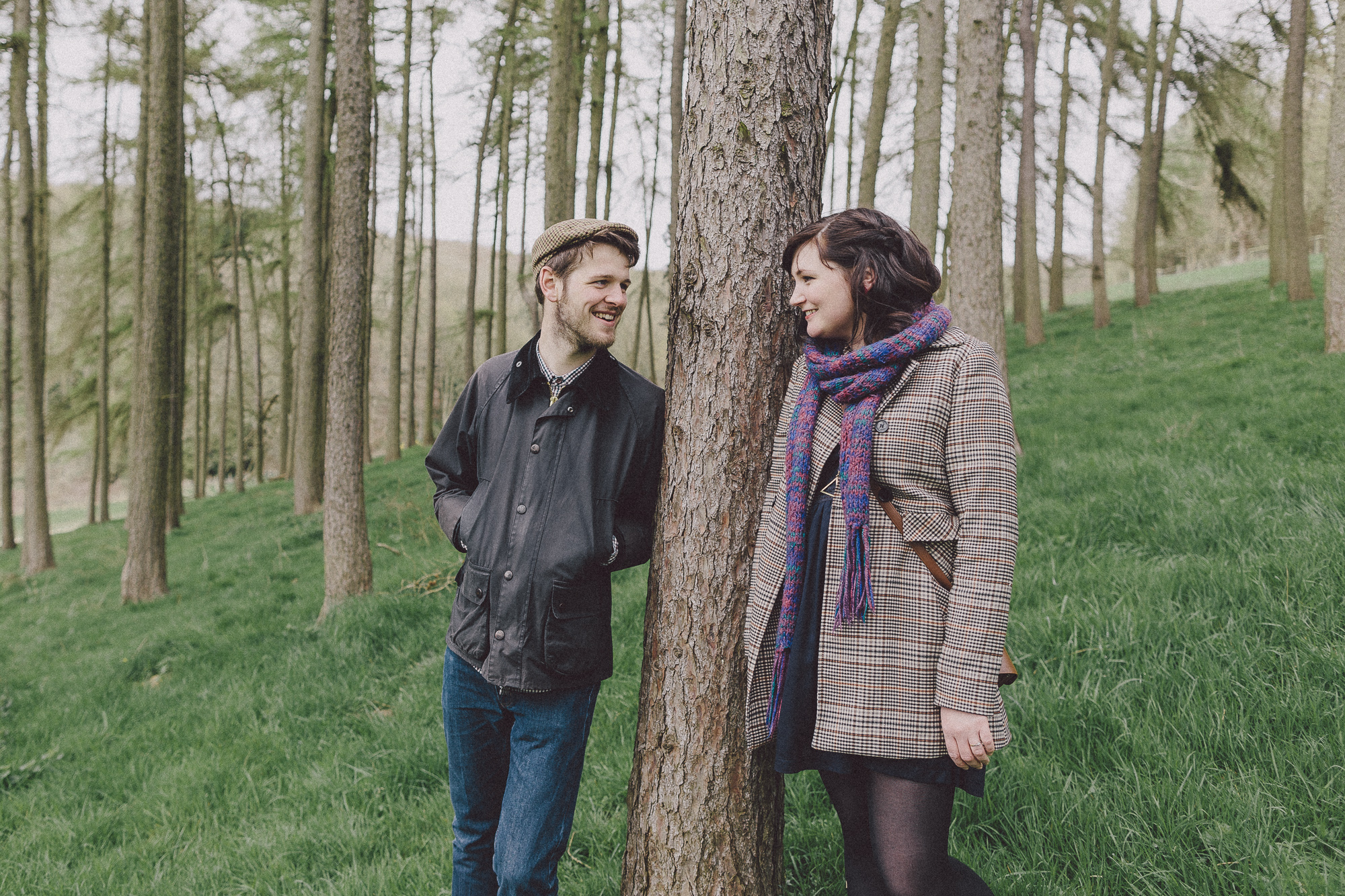 Yorkshire Countryside Dog Walking Engagement Dave + Vicky Scuffins Photography 014