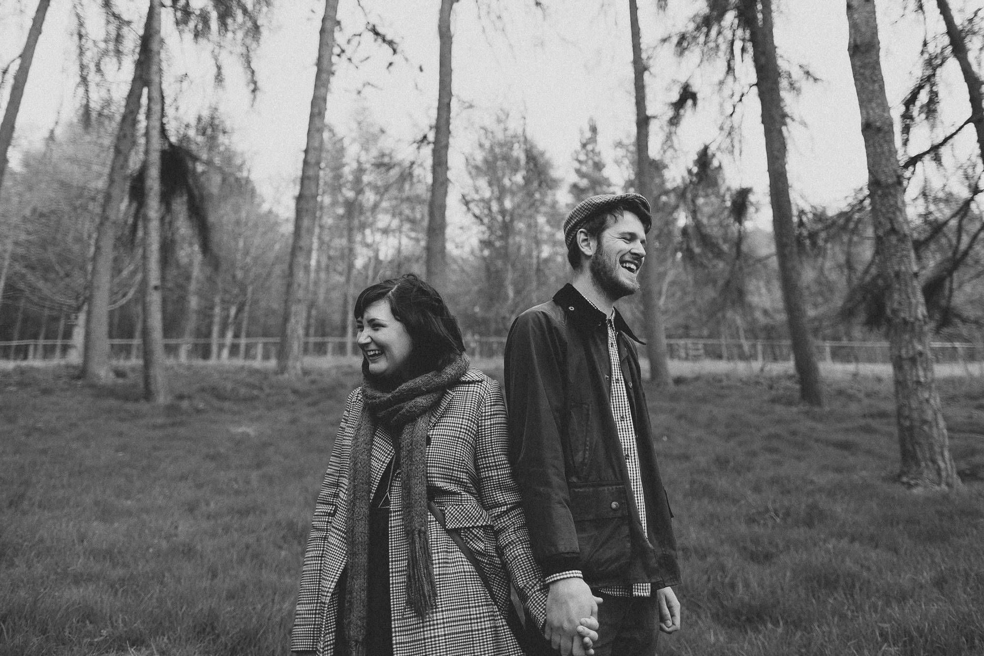 Yorkshire Countryside Dog Walking Engagement Dave + Vicky Scuffins Photography 018