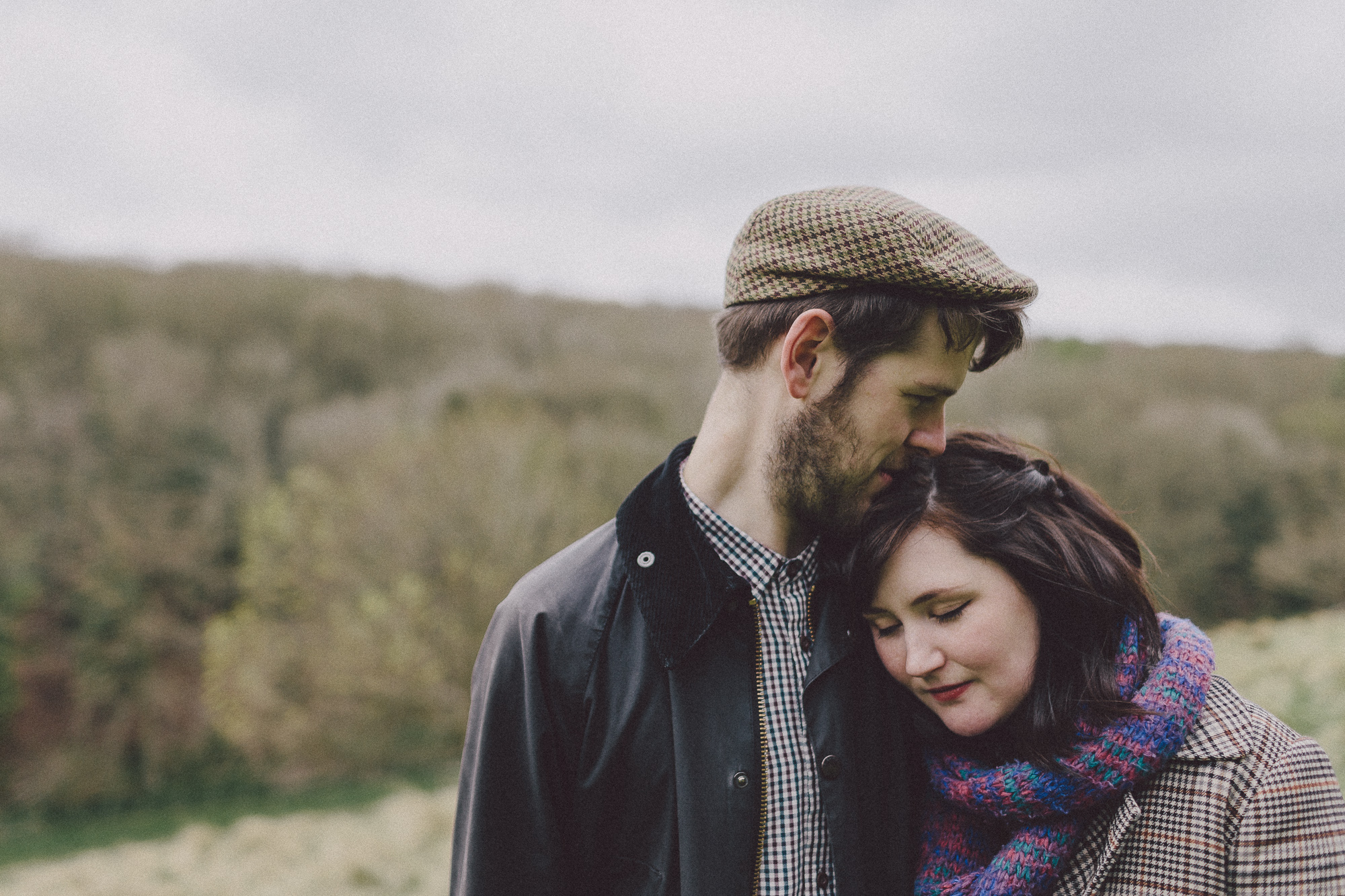 Yorkshire Countryside Dog Walking Engagement Dave + Vicky Scuffins Photography 020