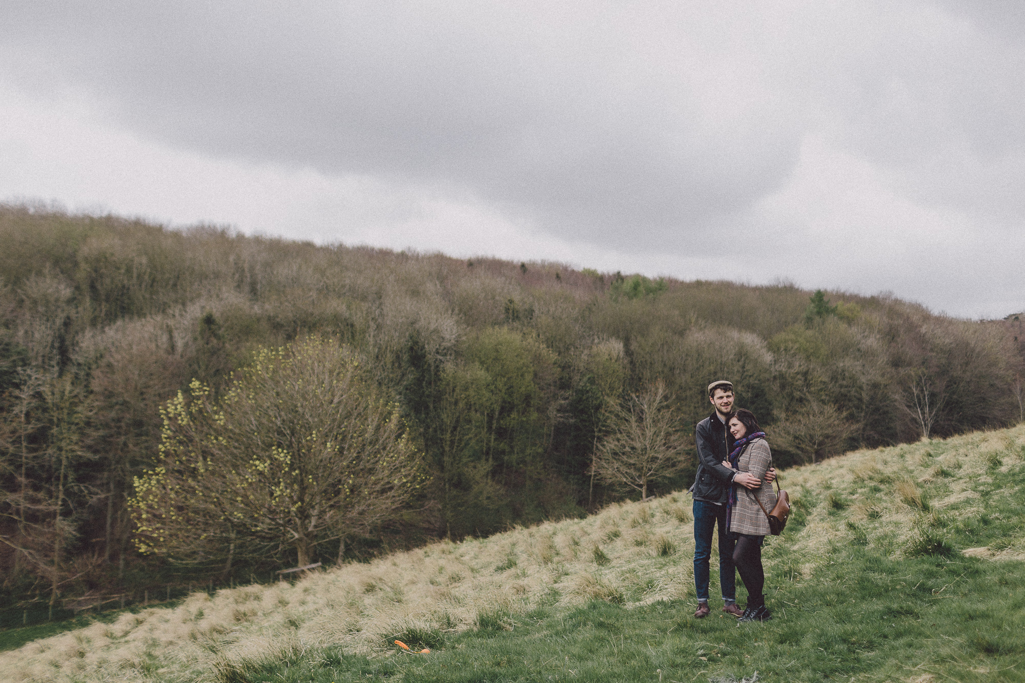 Yorkshire Countryside Dog Walking Engagement Dave + Vicky Scuffins Photography 022