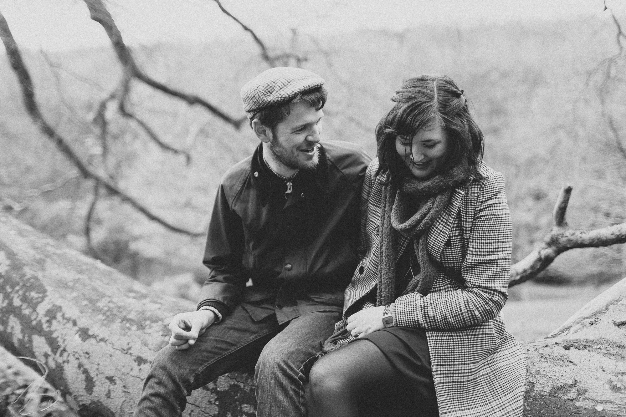 Yorkshire Countryside Dog Walking Engagement Dave + Vicky Scuffins Photography 025