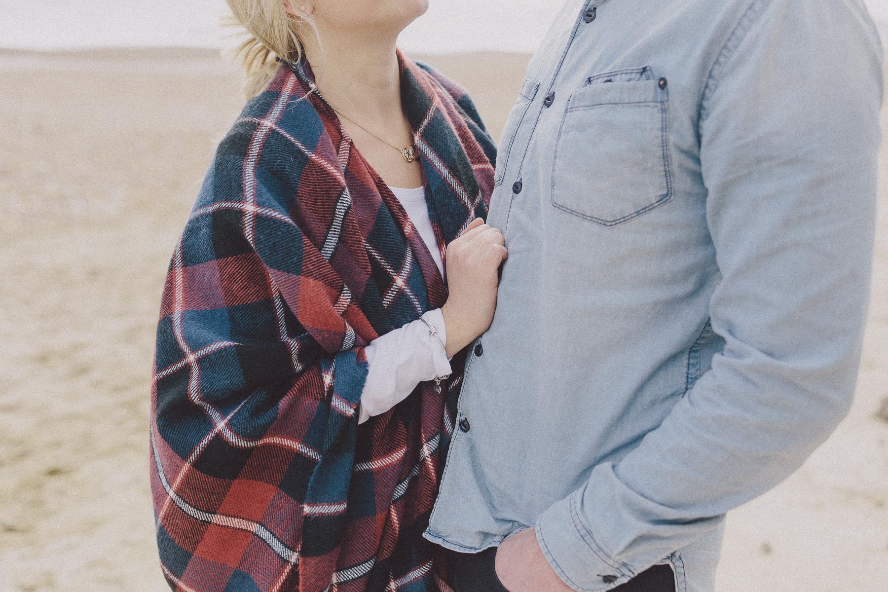 Faye+Dan Christchurch Devon Beach Engagement Photography Scuffins Photography 002