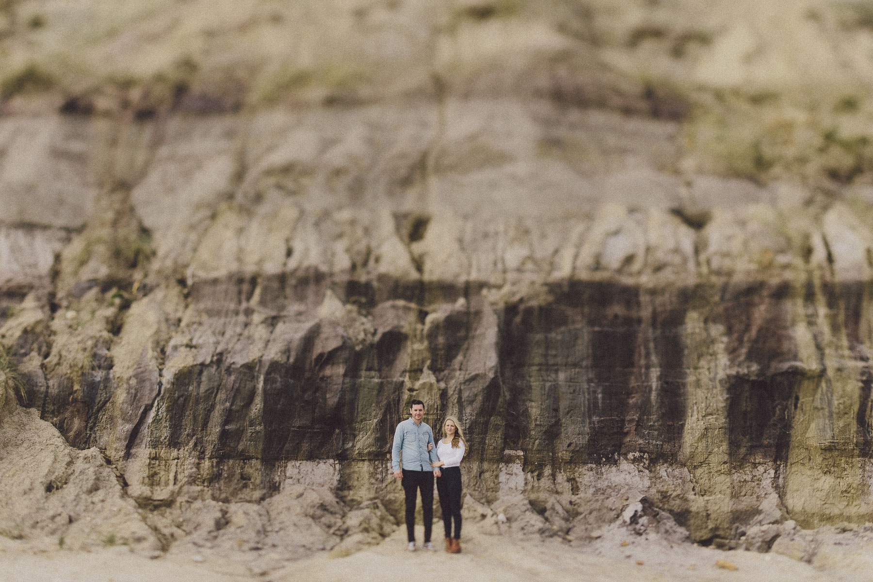 Faye+Dan Christchurch Devon Beach Engagement Photography Scuffins Photography 010