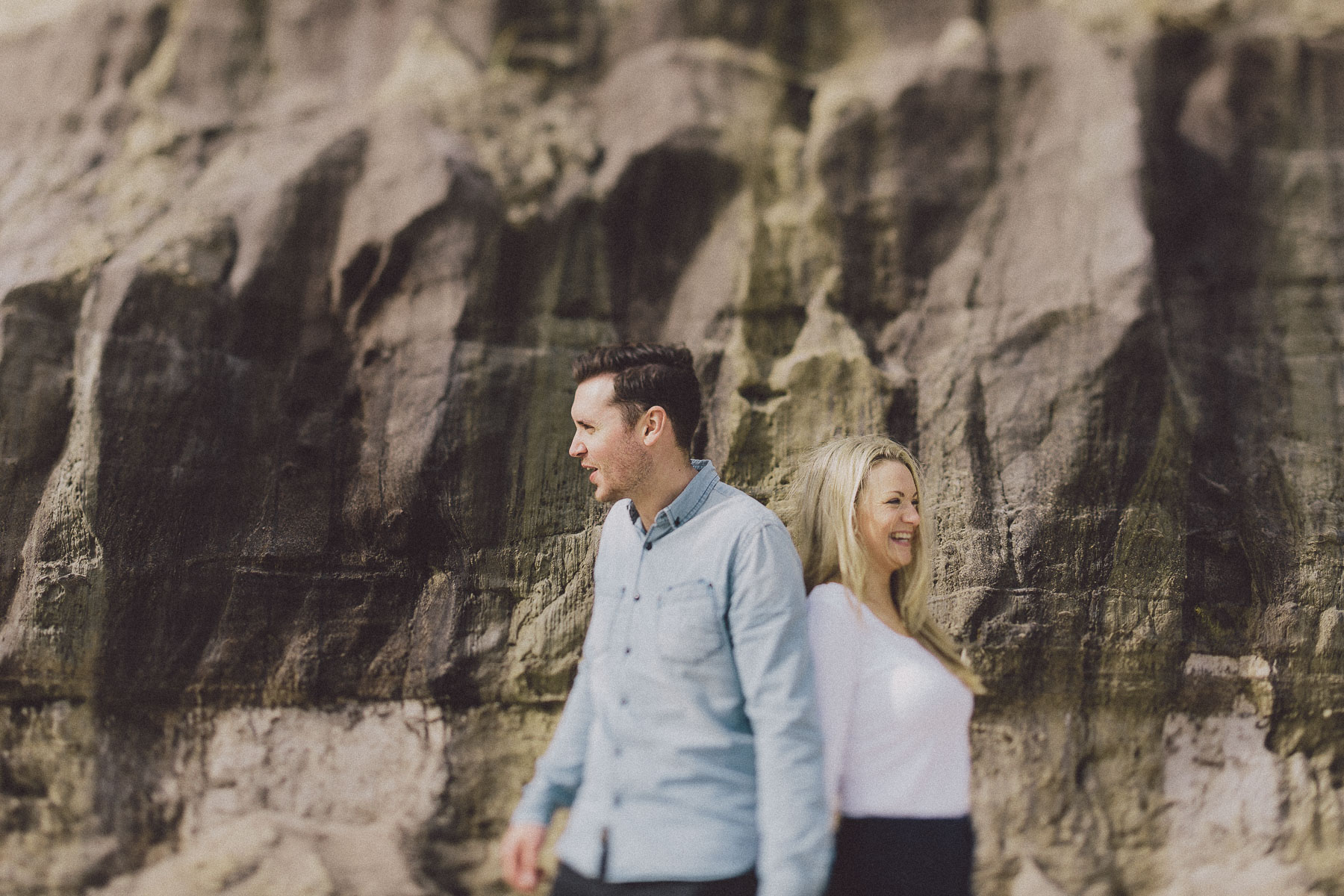 Faye+Dan Christchurch Devon Beach Engagement Photography Scuffins Photography 011