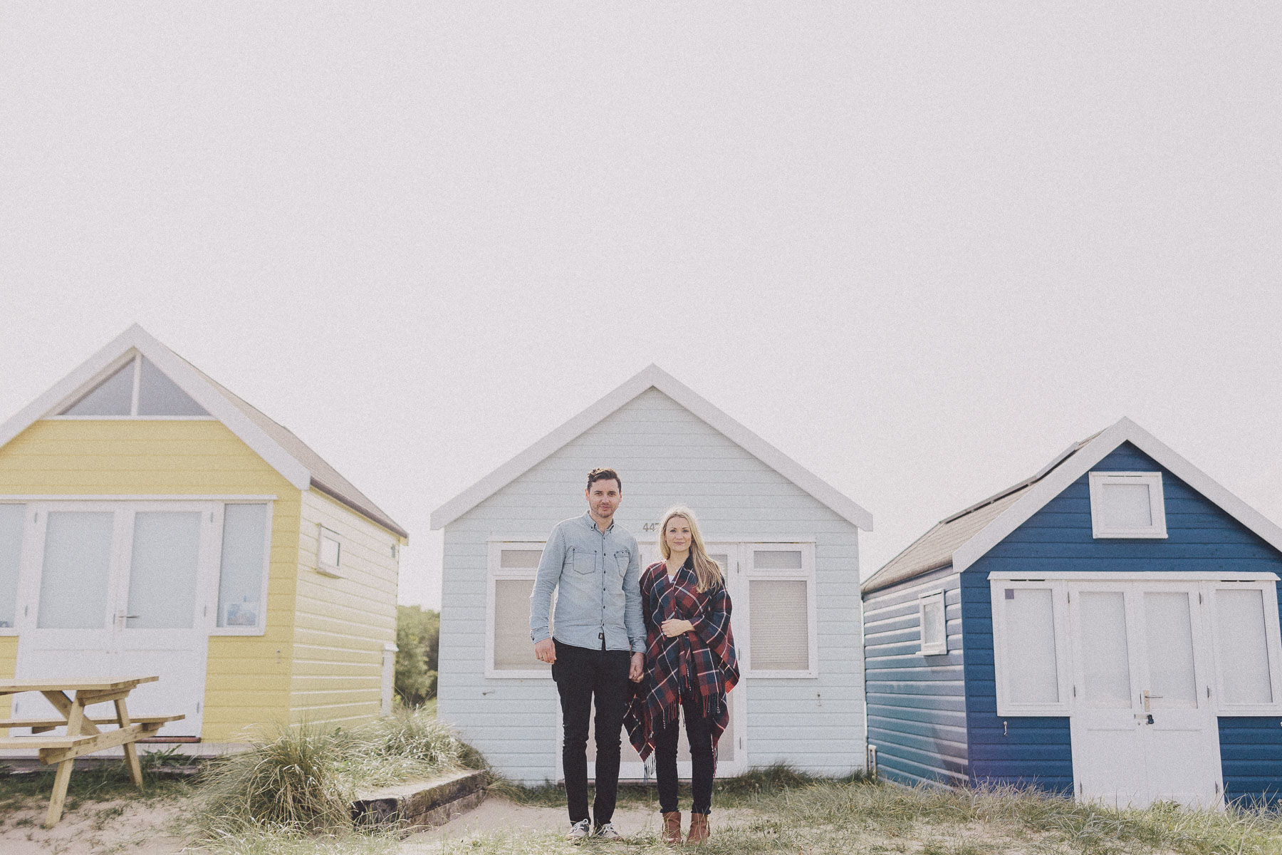 Faye+Dan Christchurch Devon Beach Engagement Photography Scuffins Photography 023