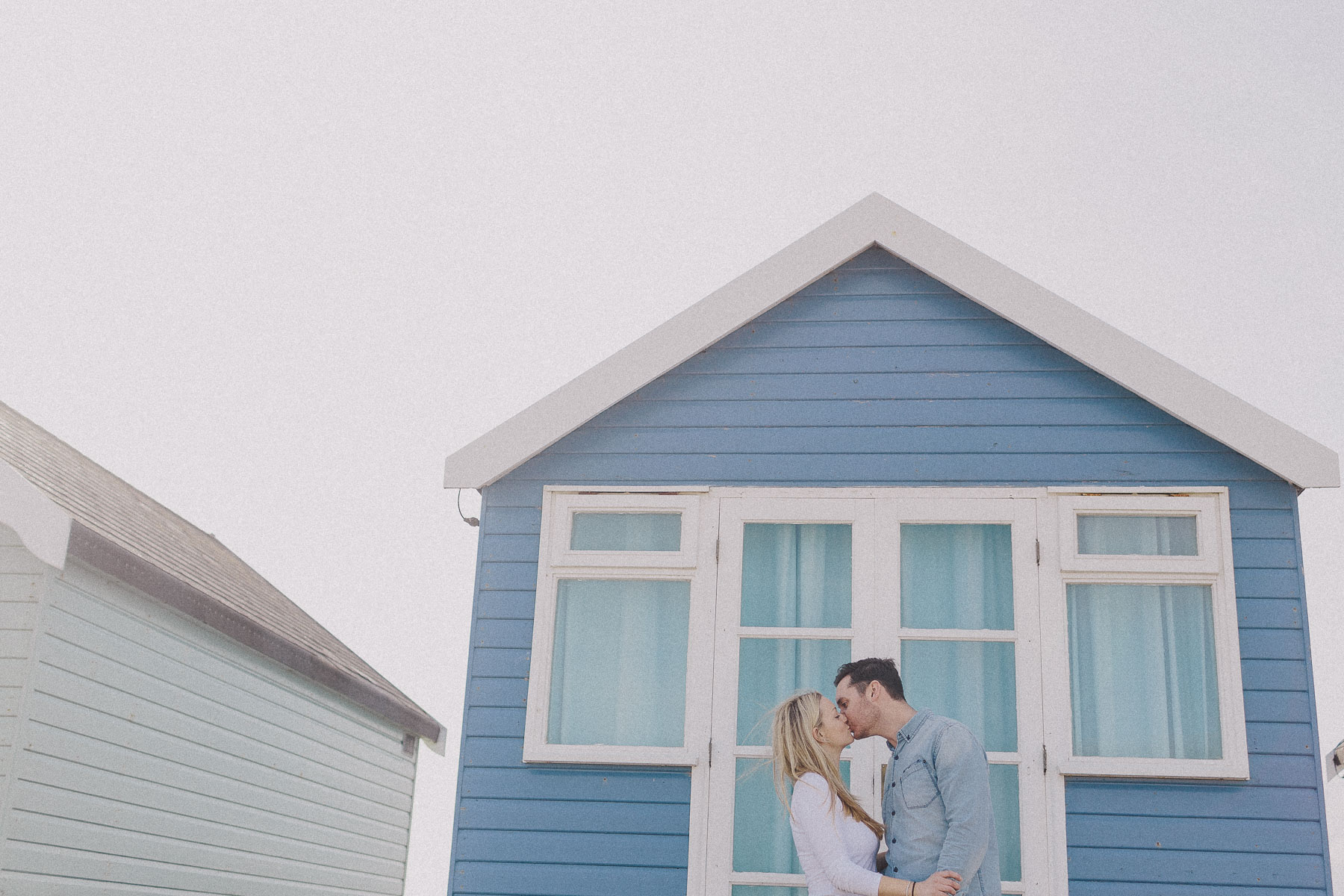 Faye+Dan Christchurch Devon Beach Engagement Photography Scuffins Photography 024