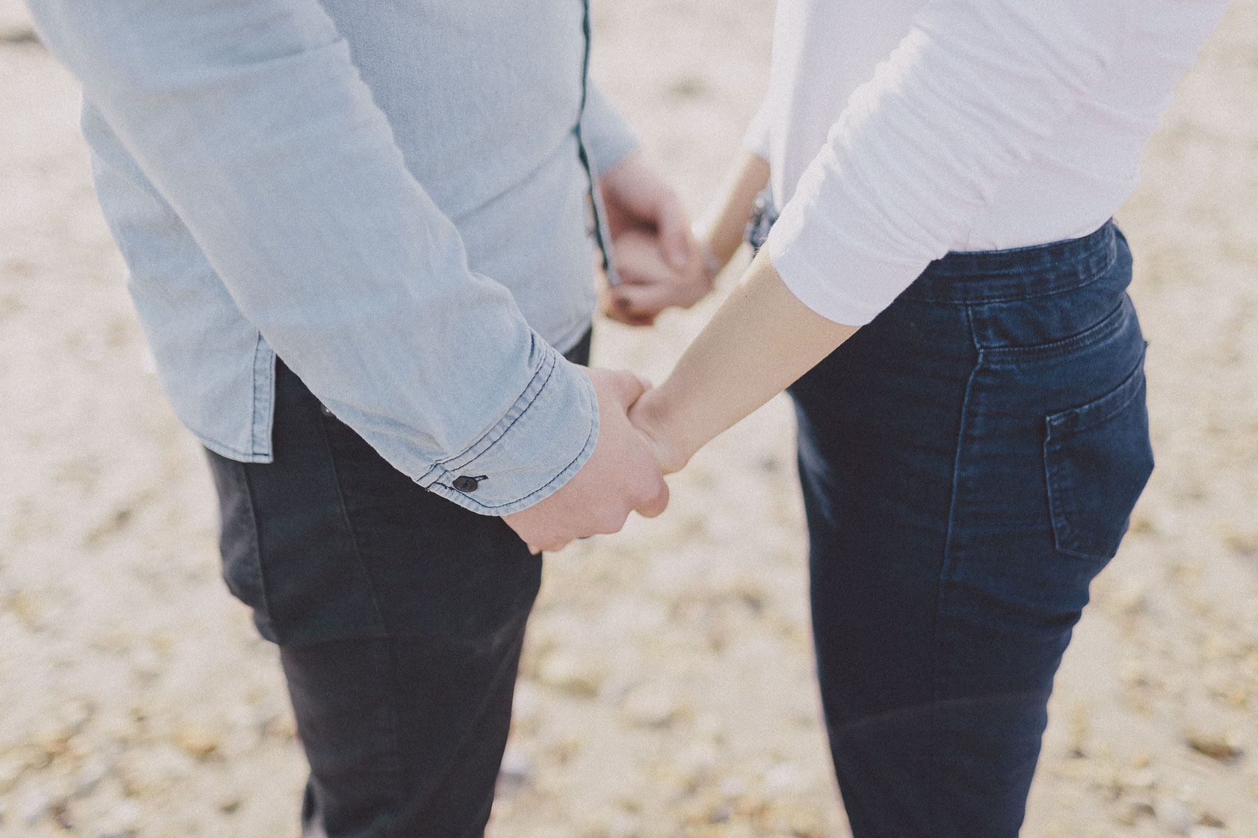 Faye+Dan Christchurch Devon Beach Engagement Photography Scuffins Photography 026