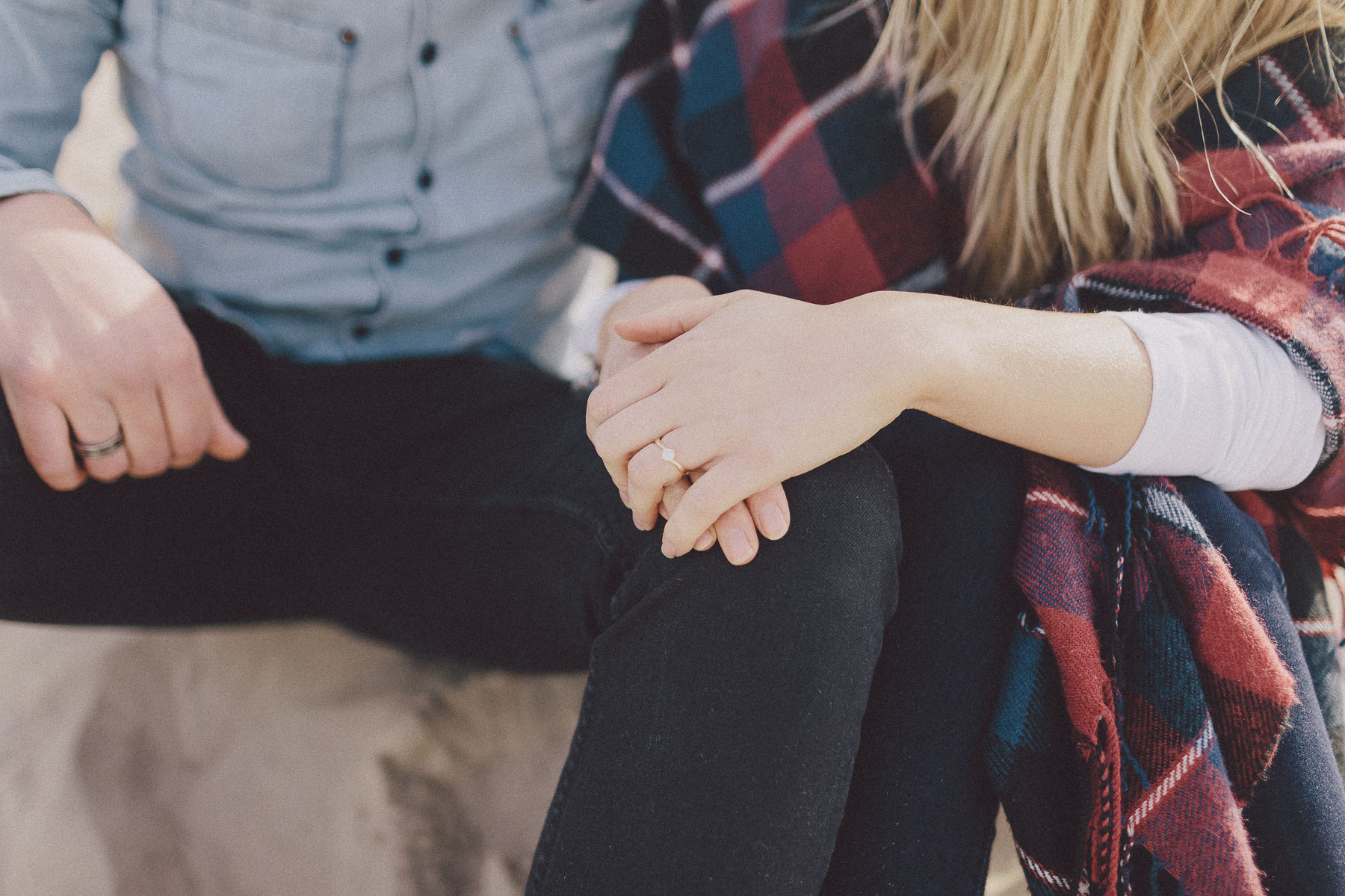 Faye+Dan Christchurch Devon Beach Engagement Photography Scuffins Photography 029